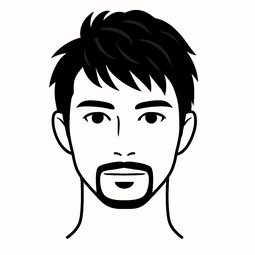 ヒゲ脱毛のデザイン　囲みヒゲ