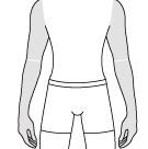 メンズ医療脱毛の部位別セットプランイラスト（腕全体）